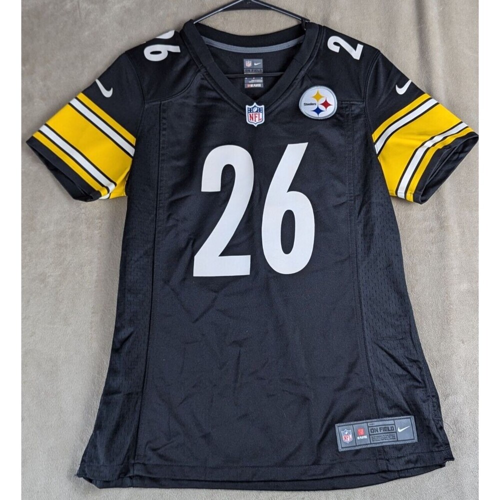 Pittsburgh Steelers NFL Black #26 LeVon Bell jersey  SZ Youth Medium